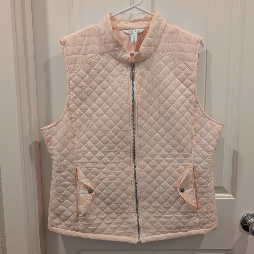 3 For $18 Quilted Pink Vest